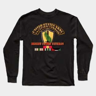 US CENTRAL COMMAND - Desert Storm Veteran Long Sleeve T-Shirt